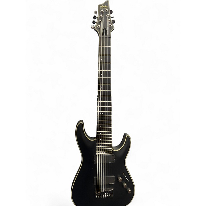 Used 2014 Schecter Guitar Research Blackjack SLS C8 Flat Black