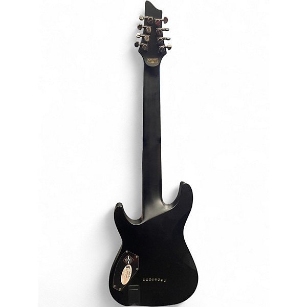 Used 2014 Schecter Guitar Research Blackjack SLS C8 Flat Black Solid Body Electric Guitar