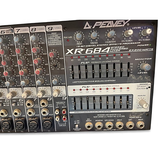 Used Peavey XR684 Powered Mixer