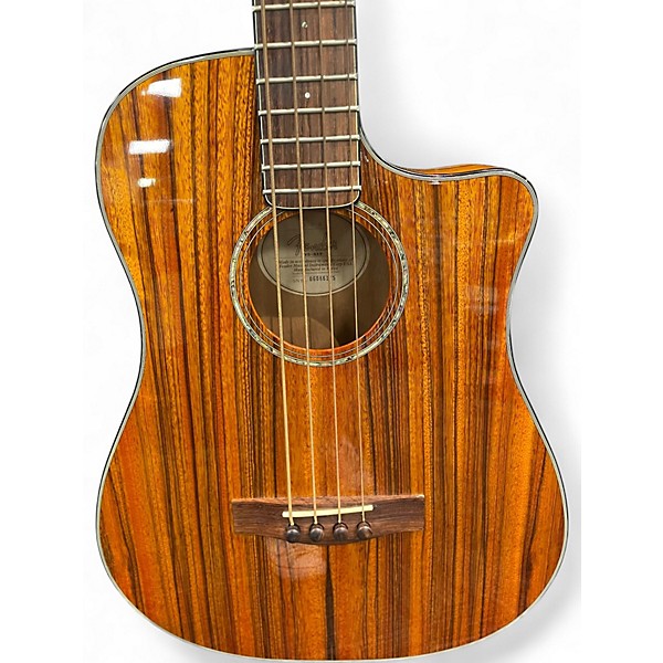 Used Fender VB-NAT Natural Acoustic Bass Guitar