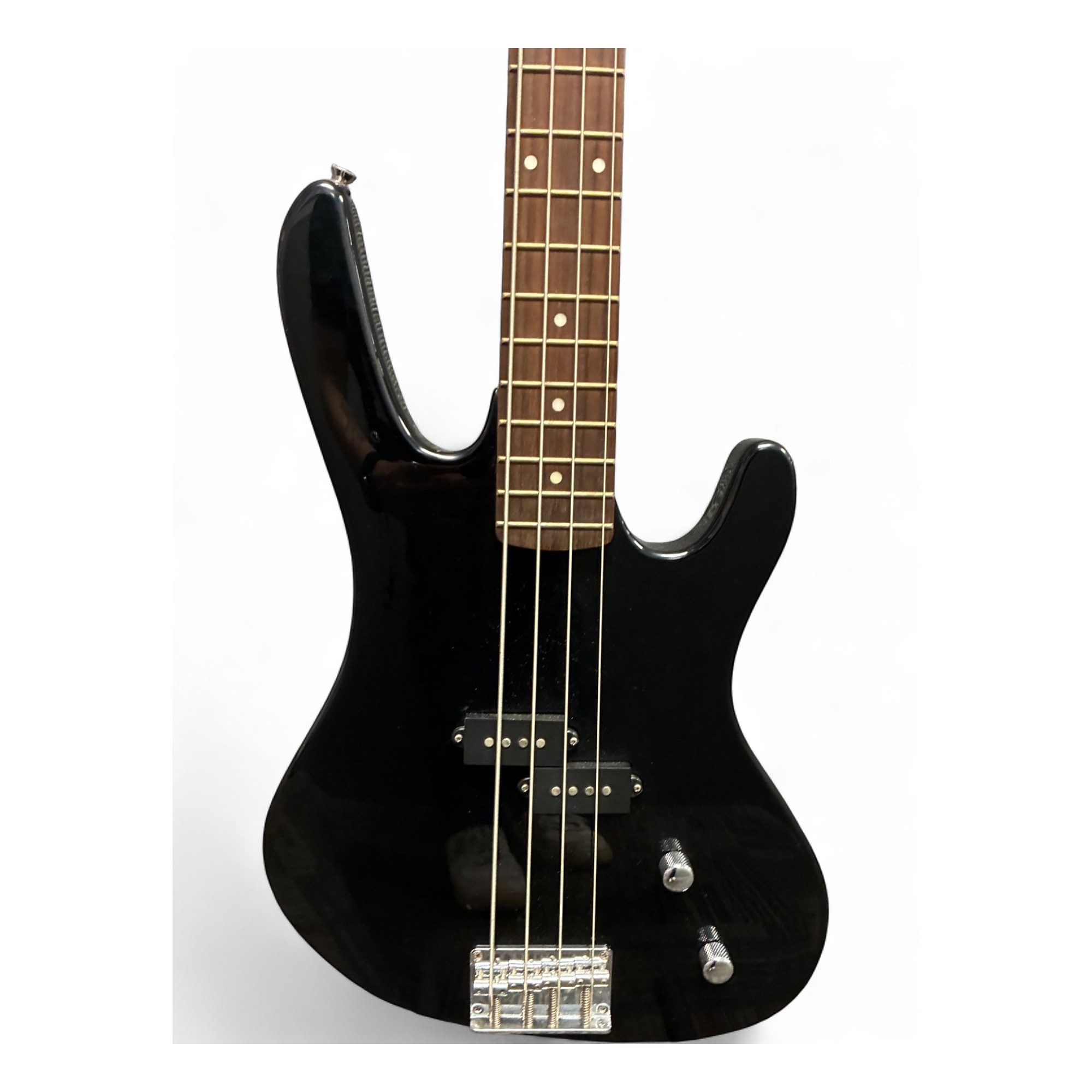 Used Washburn XB100 Black Electric Bass Guitar Black
