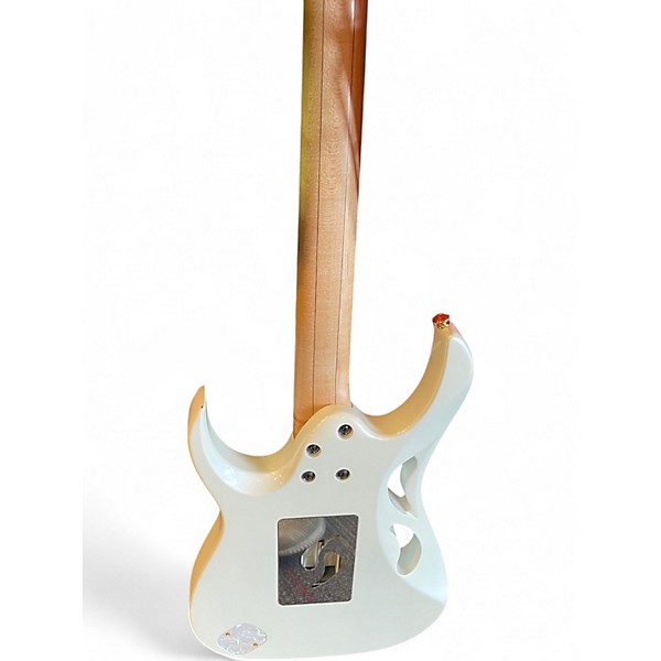 Used Ibanez PIA3761 WHITE Solid Body Electric Guitar