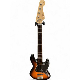 Used Squier Affinity Jazz Bass V 5 String 2 Color Sunburst Electric Bass Guitar
