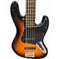 Used Squier Affinity Jazz Bass V 5 String 2 Color Sunburst Electric Bass Guitar