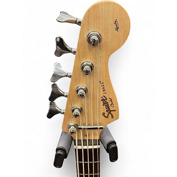 Used Squier Affinity Jazz Bass V 5 String 2 Color Sunburst Electric Bass Guitar