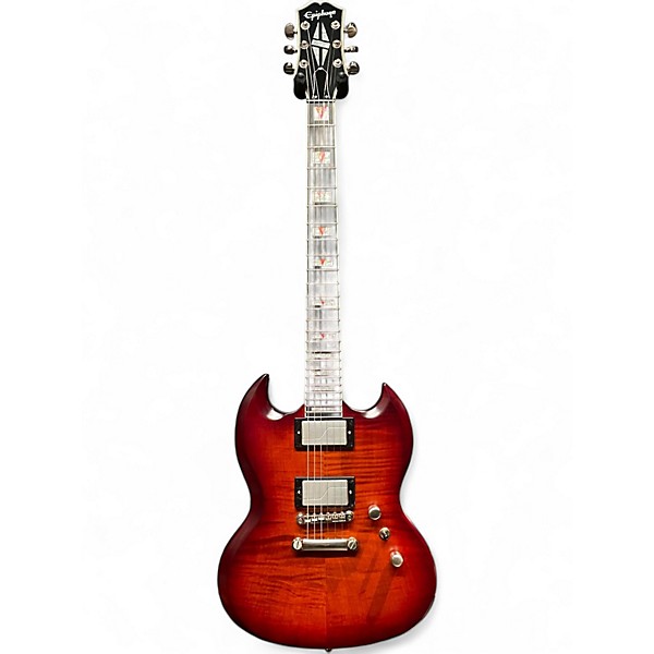 Used Epiphone sg prophecy aged bengal tiger Solid Body Electric Guitar