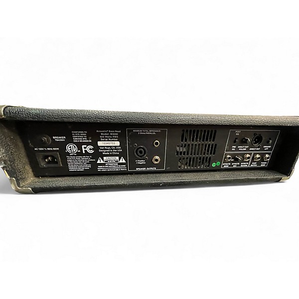 Used Acoustic B600H 600W Bass Amp Head