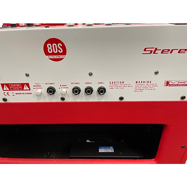 Used VHT REDLINE 80S 80W Stereo Combo Amp Red Guitar Combo Amp Guitar Cabinet