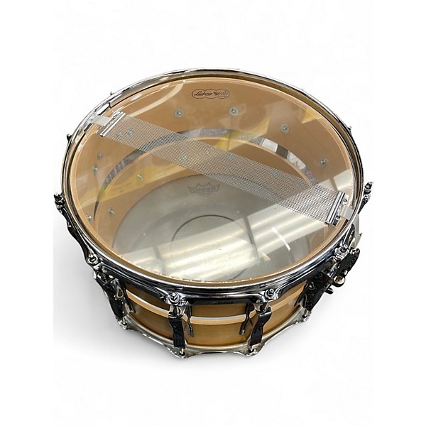 Used Ludwig 14X8 maple coliseum Natural maple Drum