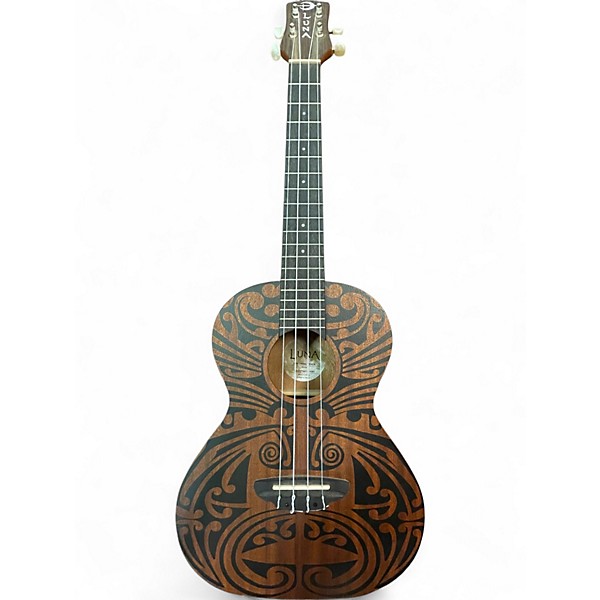 Used Luna UKE TRIBAL TENOR MAHOGANY Ukulele