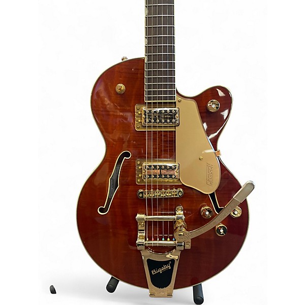 Used Gretsch Guitars BROADCASTER JR FLAMED ORANGE Hollow Body Electric Guitar