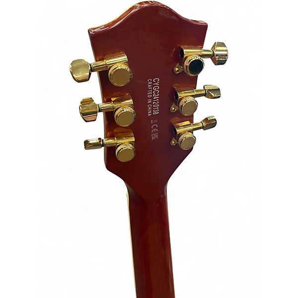 Used Gretsch Guitars BROADCASTER JR FLAMED ORANGE Hollow Body Electric Guitar