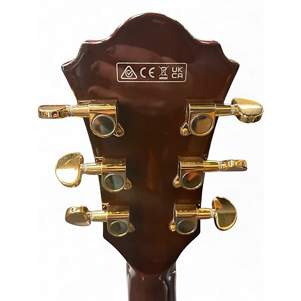 Used Ibanez as93bc Black Hollow Body Electric Guitar