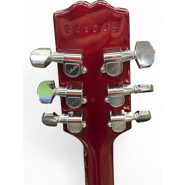 Used Hamer Studio Archtop Cherry Burst Flamed Maple Solid Body Electric Guitar