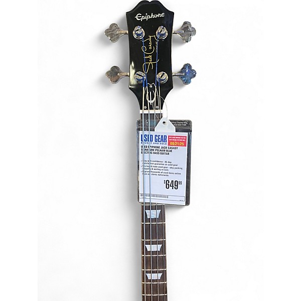 Used Epiphone Jack Casady Signature Pelham Blue Electric Bass Guitar