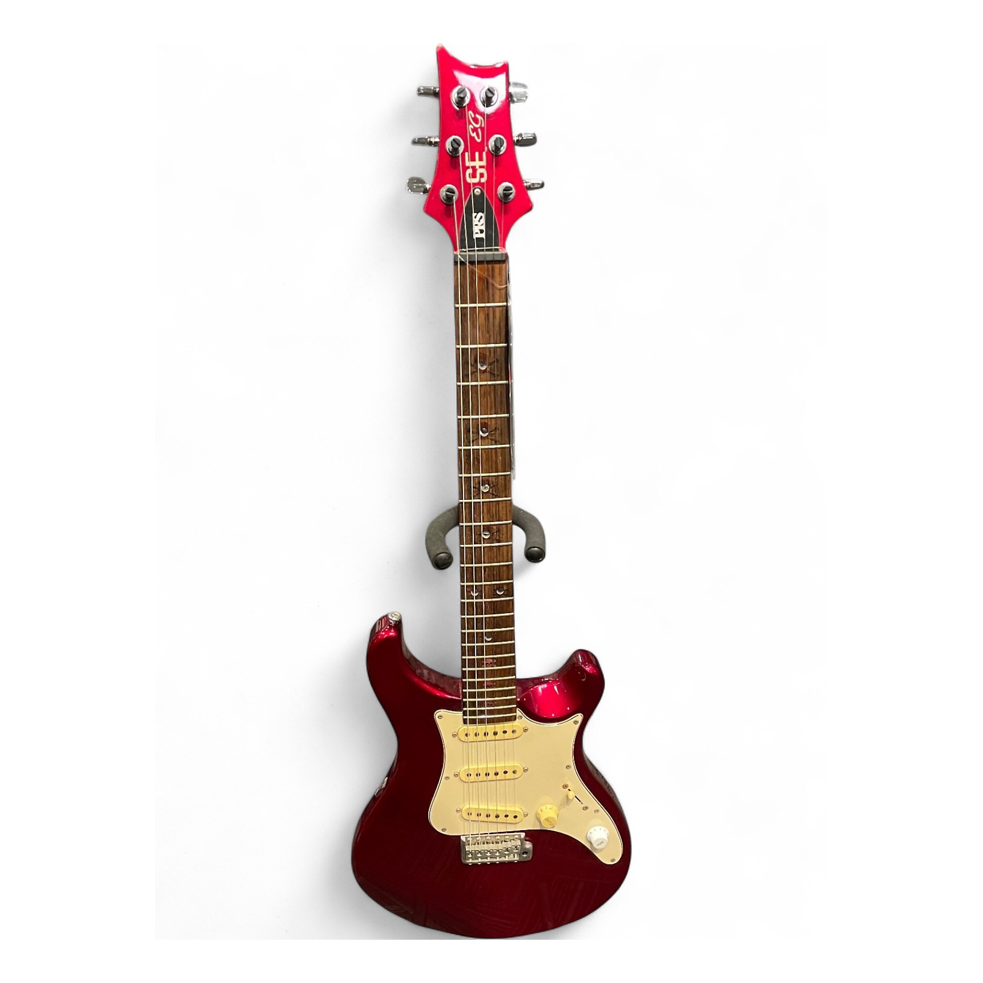 PRS SE EG エレキギター Used PRS SE EG Chrome Red Solid Body Electric Guitar Chrome