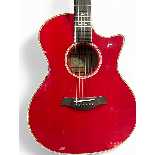 Used 2004 Taylor 614CE LTD ED RED Acoustic Electric Guitar