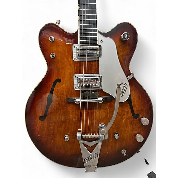 Vintage 1970 Gretsch Country Gentlemen 2 Color Sunburst Hollow Body Electric Guitar