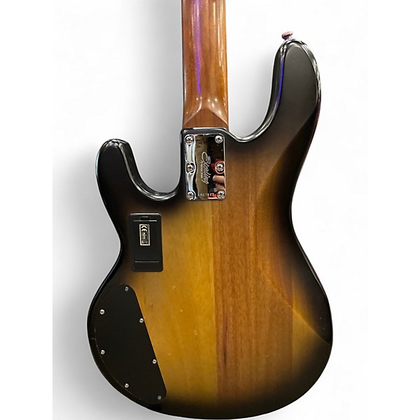 Used Sterling by Music Man Ray34 NATURAL BURL SATIN Electric Bass Guitar