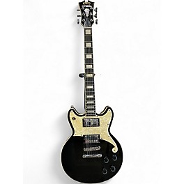 Used D'Angelico Premier Series Brighton Black Flake Solid Body Electric Guitar