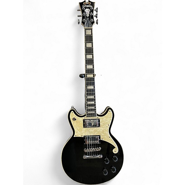 Used D'Angelico Premier Series Brighton Black Flake Solid Body Electric Guitar