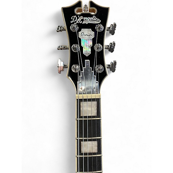 Used D'Angelico Premier Series Brighton Black Flake Solid Body Electric Guitar