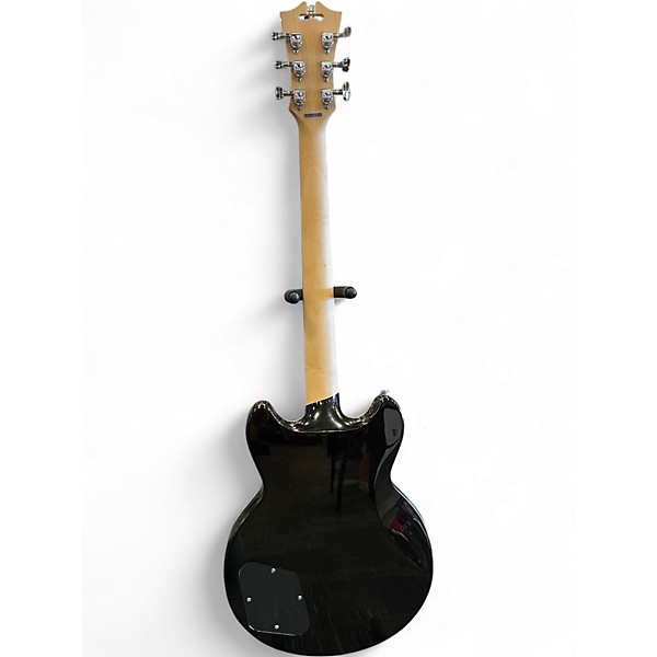 Used D'Angelico Premier Series Brighton Black Flake Solid Body Electric Guitar