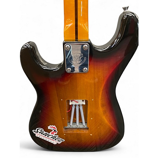 Used SX VINTAGE CUSTOM SERIES 2 Tone Sunburst Solid Body Electric Guitar