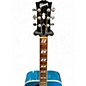 Used Gibson Left Handed Hummingbird Standard Big Sky Blue Acoustic Electric Guitar