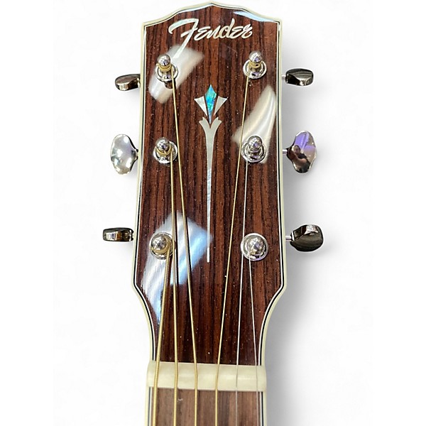 Used Fender Paramount PM-1 Standard Dreadnought Natural Acoustic Electric Guitar