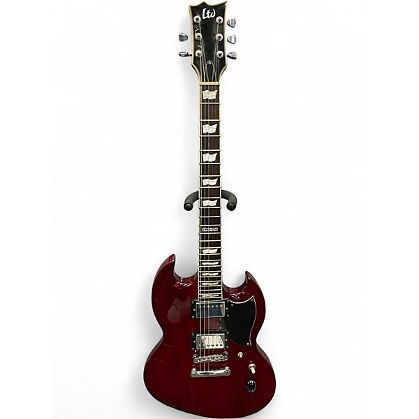 Used ESP LTD Viper 256 Red Solid Body Electric Guitar