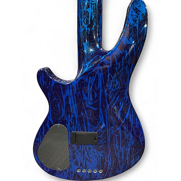 Used Schecter Guitar Research C-5 SILVER MOUNTAIN Electric Bass Guitar