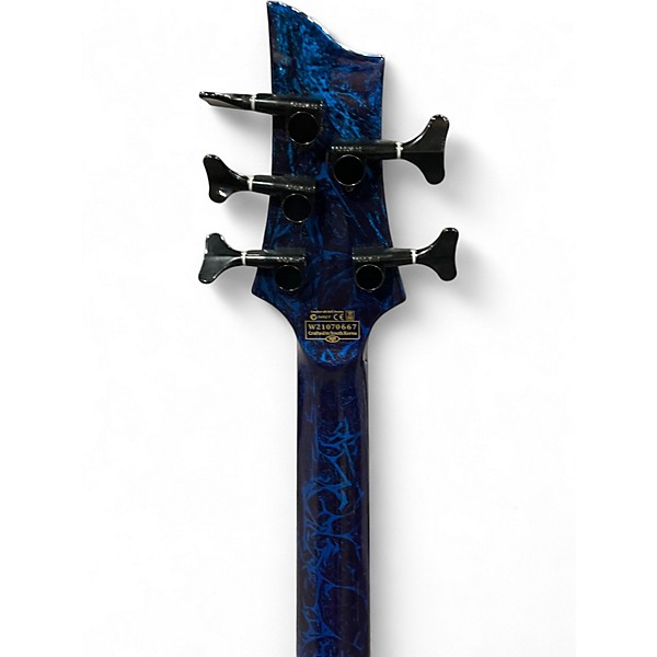 Used Schecter Guitar Research C-5 SILVER MOUNTAIN Electric Bass Guitar