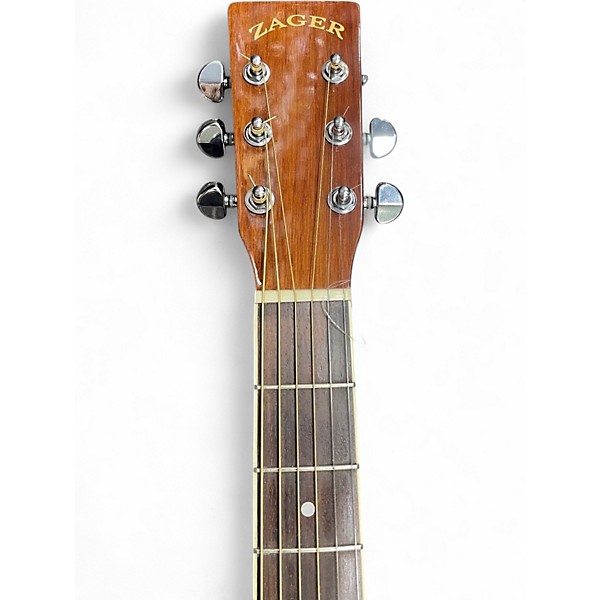 Used Zager ZAD-50 Natural Acoustic Guitar