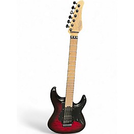 Used Schecter Guitar Research Miles Dimitri Baker Crimson Red Burst Solid Body Electric Guitar