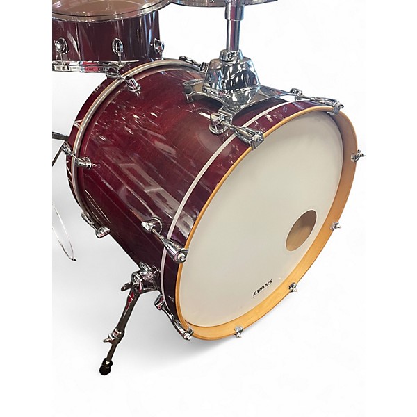Used Mapex 6 Piece Pro M Burnt Red Drum Kit