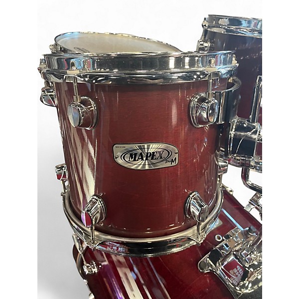 Used Mapex 6 Piece Pro M Burnt Red Drum Kit