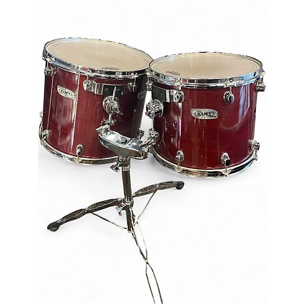 Used Mapex 6 Piece Pro M Burnt Red Drum Kit