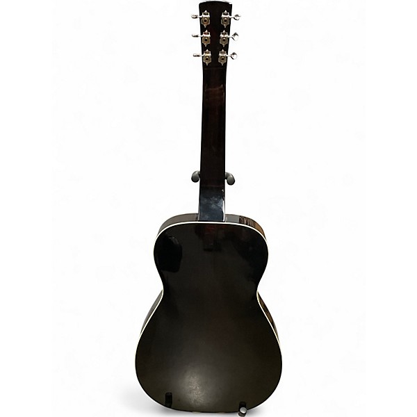 Used Regal RD52 Lightning Square Neck Trans Black Resonator Guitar