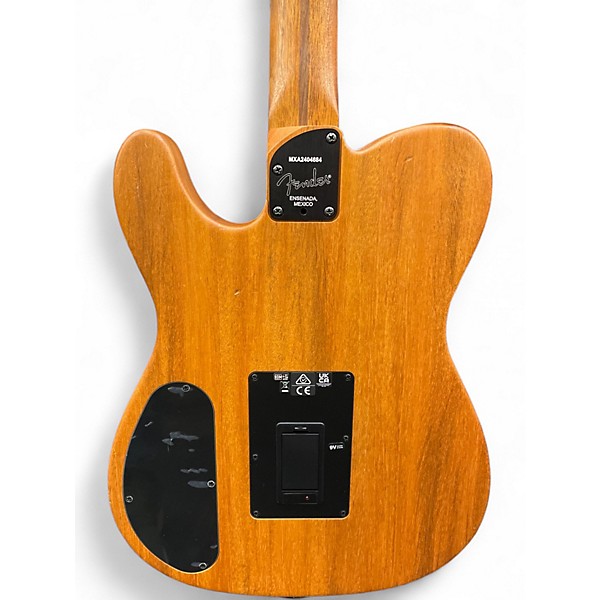 Used Fender FINNEAS Acoustasonic Telecaster Cappuccino Fade Acoustic Electric Guitar