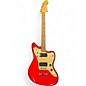 Used Squier DELUXE ST JAZZMASTER Candy Apple Red Metallic Solid Body Electric Guitar thumbnail
