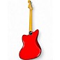 Used Squier DELUXE ST JAZZMASTER Candy Apple Red Metallic Solid Body Electric Guitar