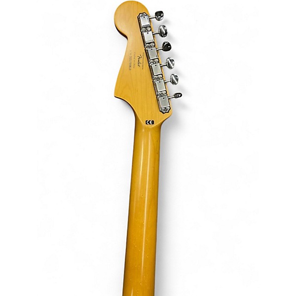Used Squier DELUXE ST JAZZMASTER Candy Apple Red Metallic Solid Body Electric Guitar