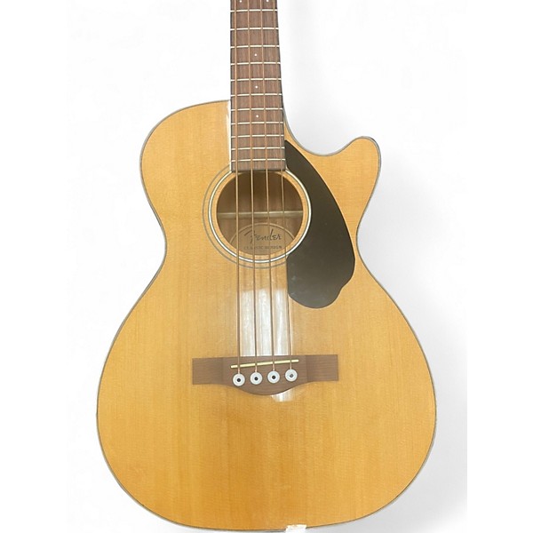 Used Fender CB-60SCE Natural Acoustic Bass Guitar
