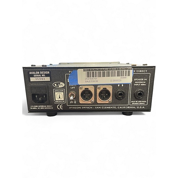 Used Avalon U5 Pure Class A Mono Direct Box