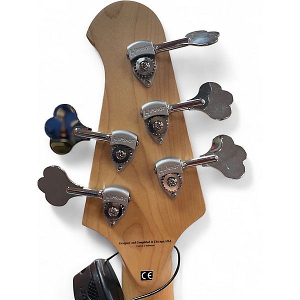 Used Lakland 55-02 Skyline Series 5 String 2 Tone Sunburst Electric Bass Guitar