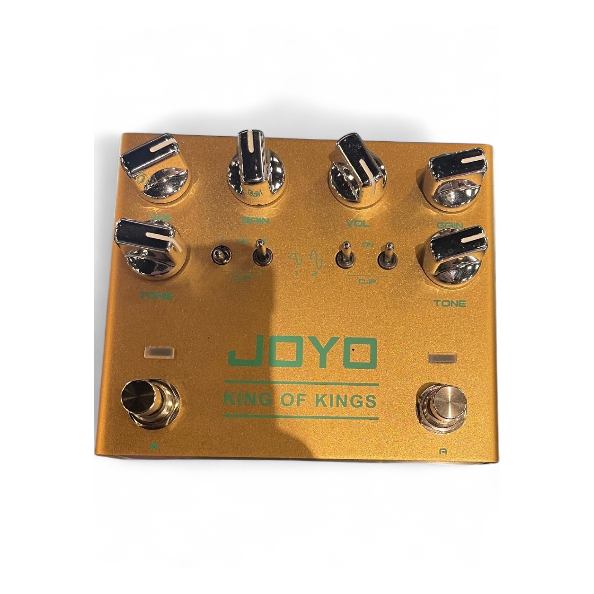 ギター JOYO KING OF KINGS JOYO R-20 KING OF KINGS Overdrive Guitar Effect Pedal Pure