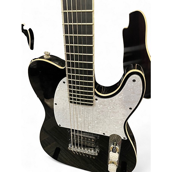 Used ESP LTD SCT607B Stephen Carpenter Signature 7 String Black Solid Body Electric Guitar