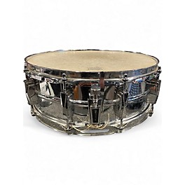 Used Ludwig 14X5.5 Snare Silver Drum