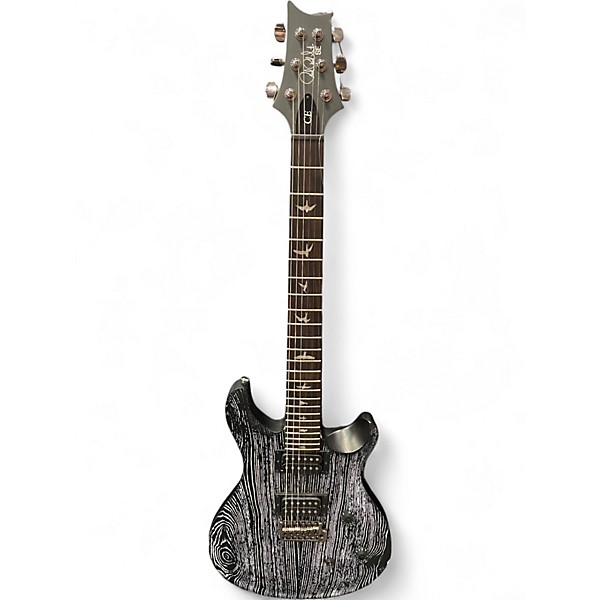 Used PRS SE Swamp Ash CE 24 Sandblasted White Solid Body Electric Guitar